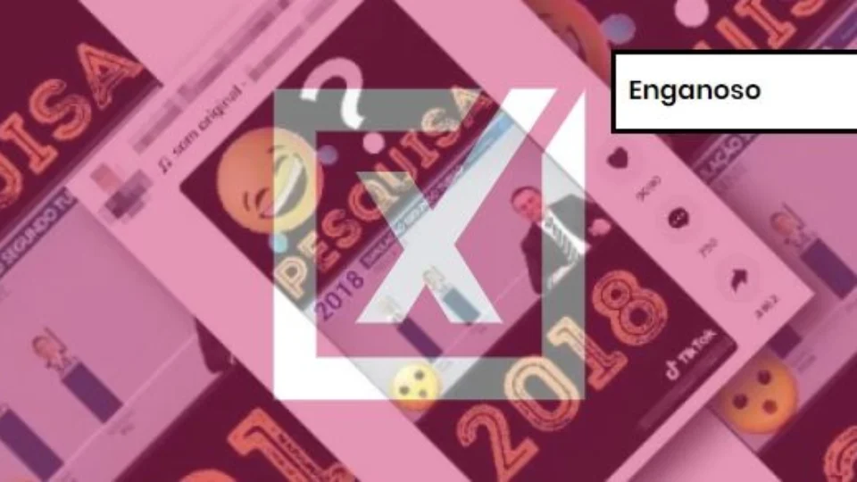 Vídeo engana ao dizer que pesquisas foram forjadas na eleição de Bolsonaro em 2018