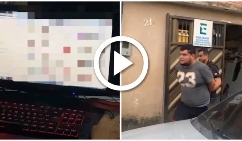 VÍDEO: homem é preso com material pornográfico infantil em Manaus