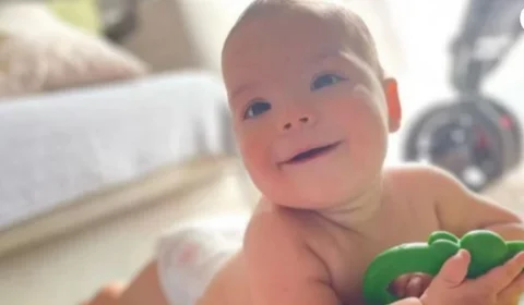 Vaquinha Virtual: família de bebê com dilatação no rim esquerdo pede ajuda para fazer cirurgia em Manaus