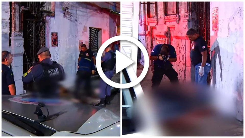 VÍDEO: vítima é assassinada a tiros na Avenida Joaquim Nabuco, Centro de Manaus