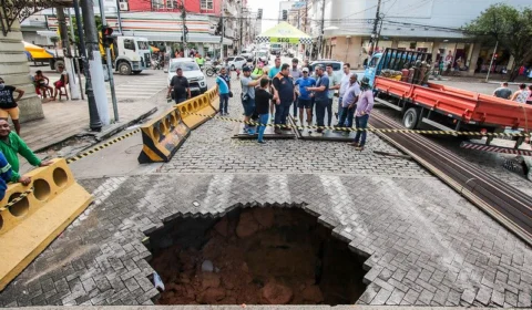 Trabalho em galeria que cedeu no Centro de Manaus será realizado a médio prazo