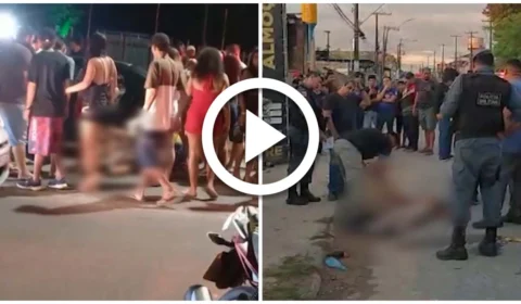 VÍDEO: homem é executado a tiros dentro de carro de aplicativo em Manaus