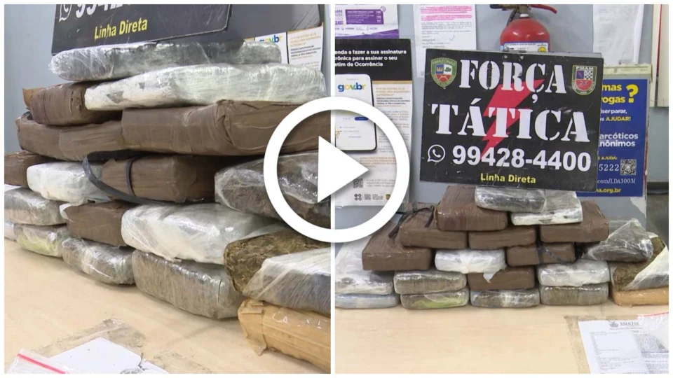 VÍDEO: malas carregadas de drogas são apreendidas em casa na Zona Norte de Manaus