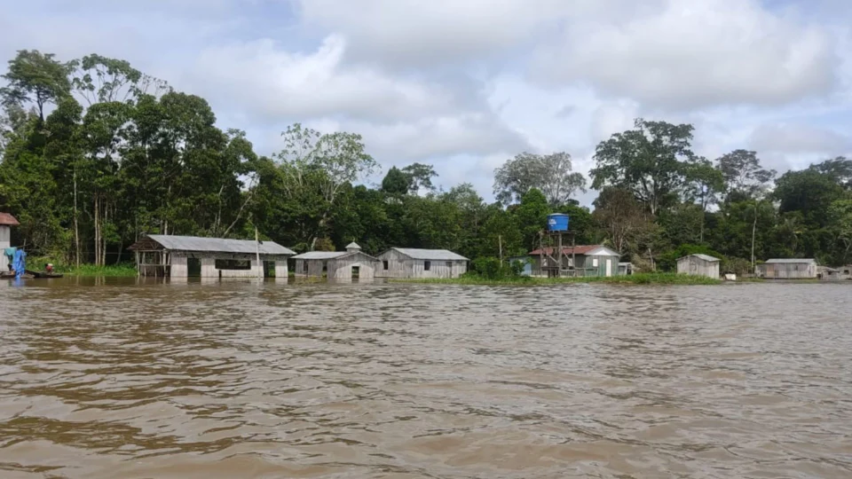 Jutaí, no AM, decreta situação de emergência por conta da cheia do Rio Jutaí