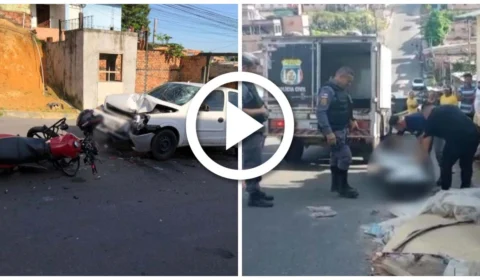 VÍDEO: mulher morre em acidente de trânsito na Zona Norte de Manaus