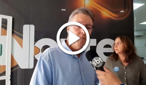 Eleições 2022: candidato ao Senado Luiz Castro chega para debate no Grupo Norte de Comunicação