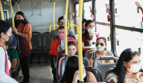 Uso de máscara segue obrigatório no transporte público de Manaus