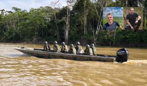 PF leva suspeitos ao local do crime contra jornalista e indigenista para reconstituição, no Amazonas