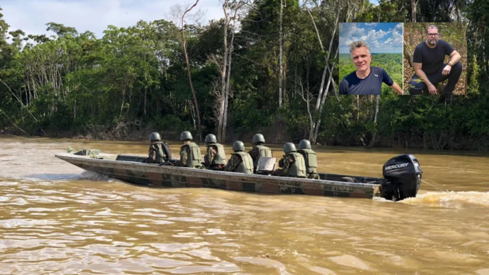 PF leva suspeitos ao local do crime contra jornalista e indigenista para reconstituição, no Amazonas