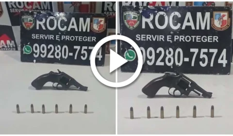 VÍDEO: adolescente é apreendido com arma de fogo em abordagem na Zona Centro-Sul de Manaus