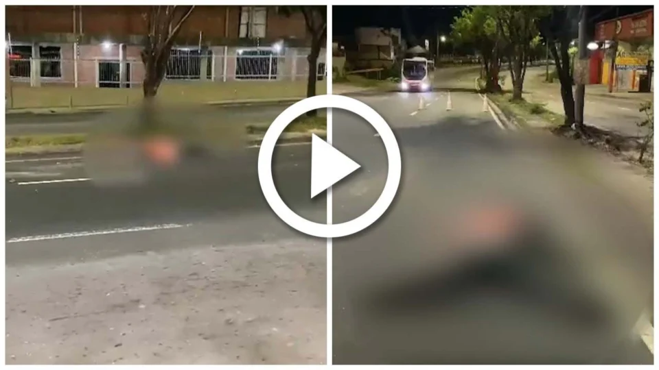 VÍDEO: militar morre ao ser arremessado contra árvore em acidente em Manaus