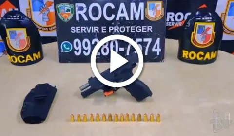 VÍDEO: polícia prende suspeito armado na Zona Leste de Manaus