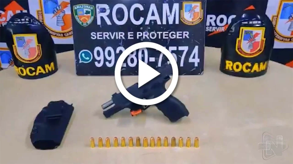 VÍDEO: polícia prende suspeito armado na Zona Leste de Manaus