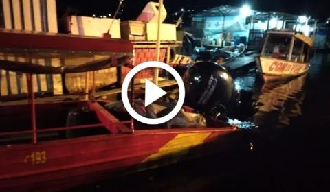 VÍDEO: corpo é encontrado boiando no Rio Negro na Zona Leste de Manaus