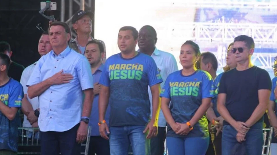 ‘Zona Franca jamais será atingida por este governo’, diz Bolsonaro durante ‘Marcha para Jesus’ em Manaus