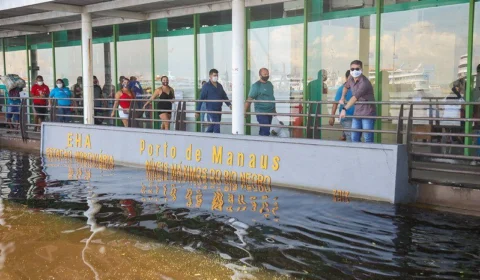 Nível do Rio Negro em Manaus pode chegar a 29,40 metros e ultrapassar cota de inundação severa, diz CPRM