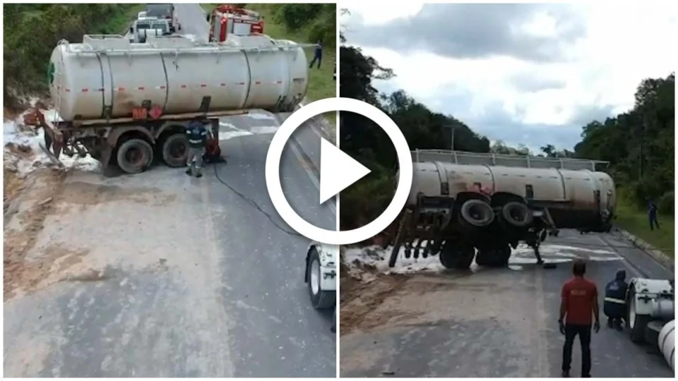 VÍDEO: após 3 dias interditado, trecho da rodovia BR 174 é liberado em Manaus