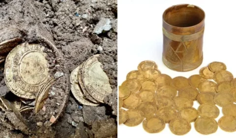 Moradores de casa na Inglaterra encontram moedas de ouro do século 18 sob tábuas de cozinha