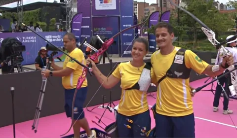 Brasil conquista bronze no tiro com arco em etapa da Copa do Mundo na Colômbia