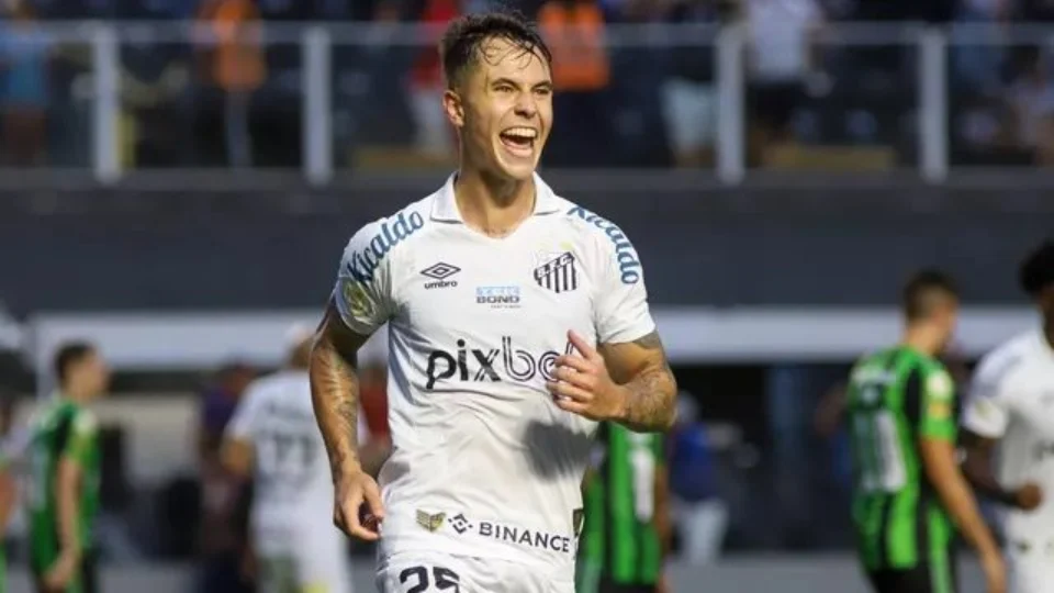 Santos atropela America/MG por 3 a 0 e assume liderança do Brasileirão