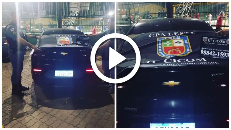 VÍDEO: veículo roubado é recuperado pela polícia na Zona Leste de Manaus