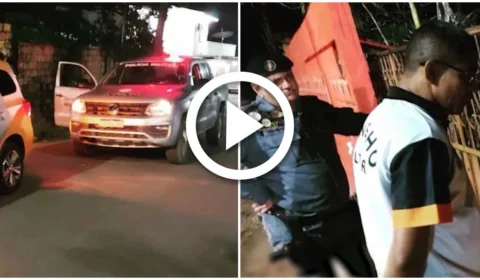 VÍDEO: em Rio Preto da Eva, interior do Amazonas, homem é preso por trancar filho em casa para beber