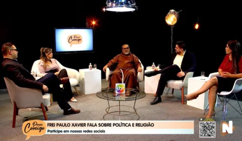 VÍDEO: veja como foi o programa ‘Pensa Comigo’ com participação do frei Paulo Xavier
