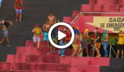VÍDEO: partida entre Sport e Corinthians termina em confusão na tarde desta terça-feira