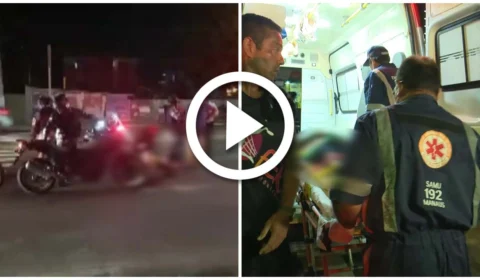 VÍDEO: mãe e filho são atropelados em faixa na Av. Constantino Nery, Zona Centro-Sul de Manaus