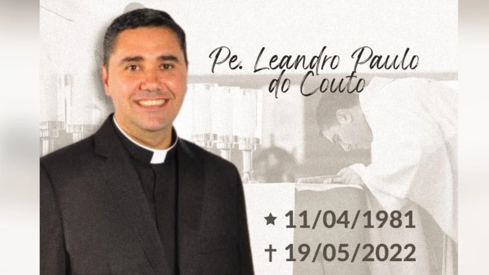 Morre aos 41 anos, Padre Leandro Couto, da Canção Nova, em SP