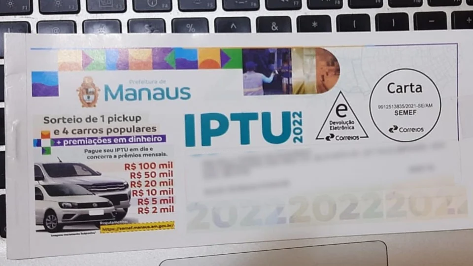 Contribuintes de Manaus têm até esta segunda-feira para pagar 6ª parcela do IPTU 2022