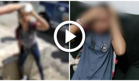 VÍDEO: PM usa spray de pimenta para acabar com briga de alunos em escola da Zona Centro-Sul de Manaus