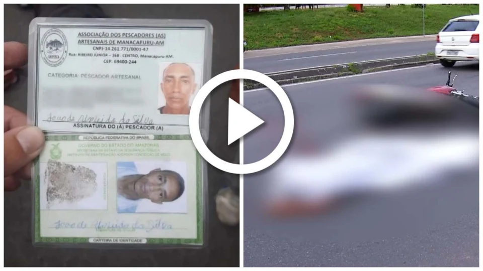 VÍDEO: homem morre atropelado por motocicleta na Zona Norte de Manaus