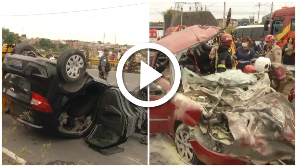 VÍDEO: acidente grave acaba com feridos na Zona Norte de Manaus