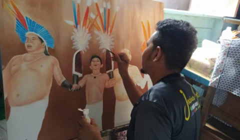Primeira galeria de artes de Barreirinha, no AM, receberá a exposição ‘Exaltação Saterê Maué’
