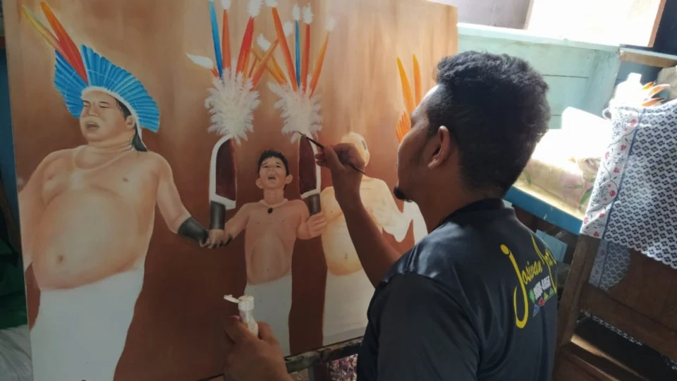 Primeira galeria de artes de Barreirinha, no AM, receberá a exposição ‘Exaltação Saterê Maué’