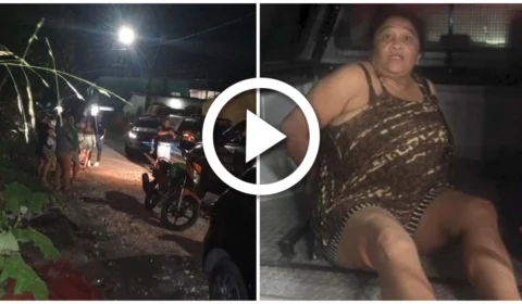 VÍDEO: mulher é presa após tentar matar vizinho na Zona Norte de Manaus