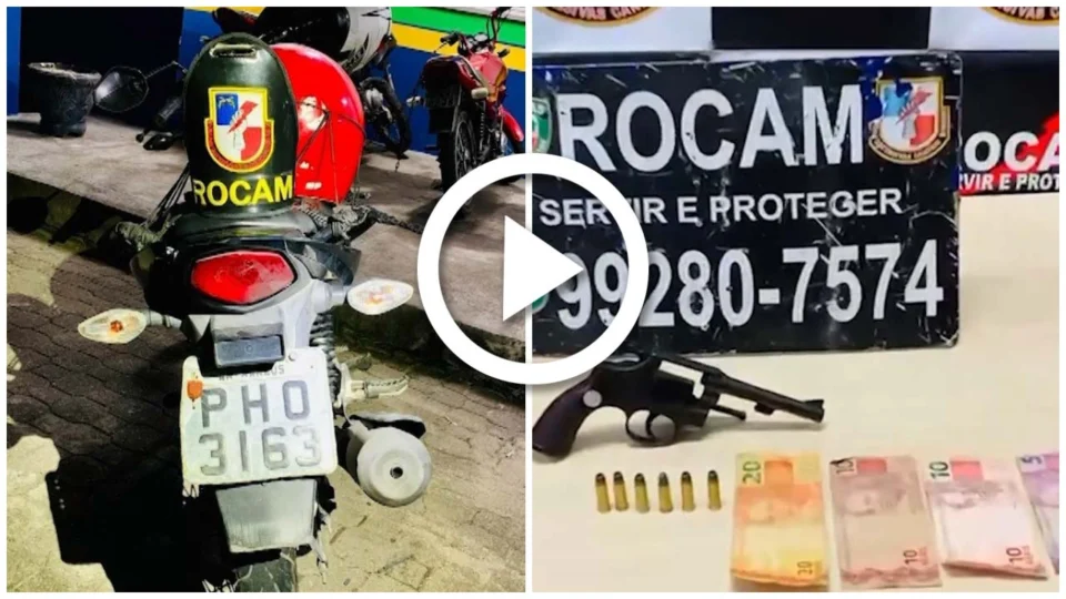 VÍDEO: assaltantes de mototaxista são capturados na Zona Norte de Manaus