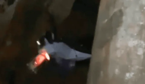 Motociclista cai em bueiro de mais de dois metros em rodovia do Pará