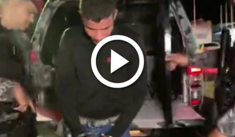 VÍDEO: suspeito de assaltar rede de supermercados é preso em Manaus