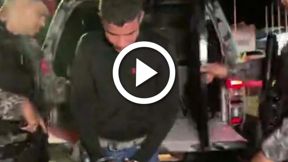 VÍDEO: suspeito de assaltar rede de supermercados é preso em Manaus