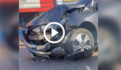 VÍDEO: Ruivinha de Marte e namorado sofrem acidente em Manaus; carro fica destruído