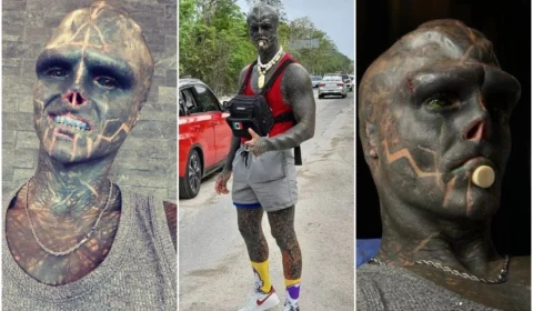 VÍDEO: após colocar implante na testa e abrir 2ª boca, ‘Alien Negro’ sonha em bifurcar órgão genital