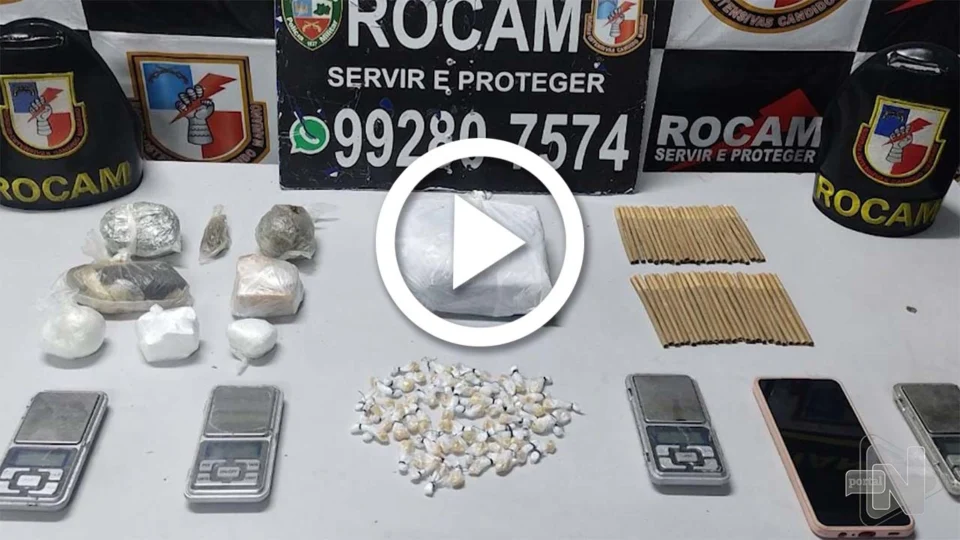 VÍDEO: homem esconde drogas na própria casa e acaba preso na Zona Sul de Manaus