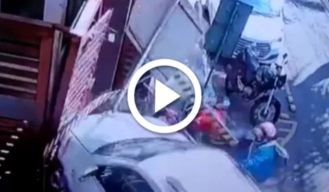VÍDEO: motociclista escapa de ser atropelada por carro desgovernado em Goiânia