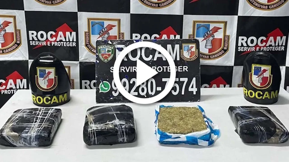 VÍDEO: homem é preso com 4 kg de maconha durante abordagem em Coari, no interior do AM