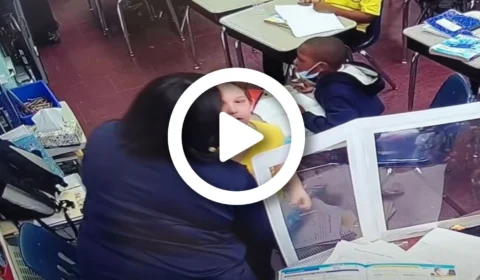 VÍDEO: professora salva aluno engasgado com tampa de garrafa, nos EUA