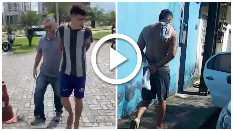 VÍDEO: falsos motoristas de aplicativo são presos por assalto na Zona Oeste de Manaus