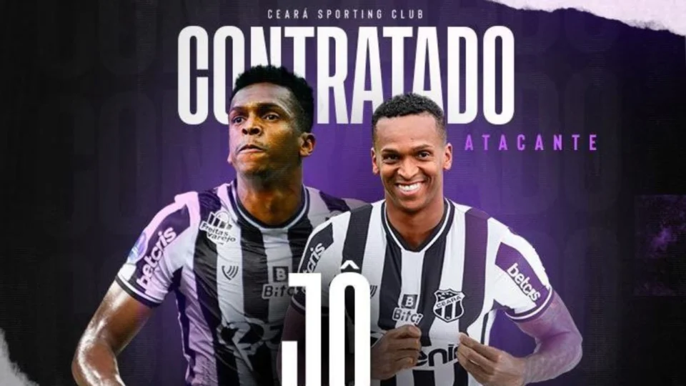 Atacante Jô deve estrear pelo Ceará contra Fortaleza pela 22ª rodada do Campeonato Brasileiro domingo, 14