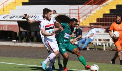Com um jogador a menos, Manaus perde por 1 a 0 para Botafogo pela Série C do Brasileiro